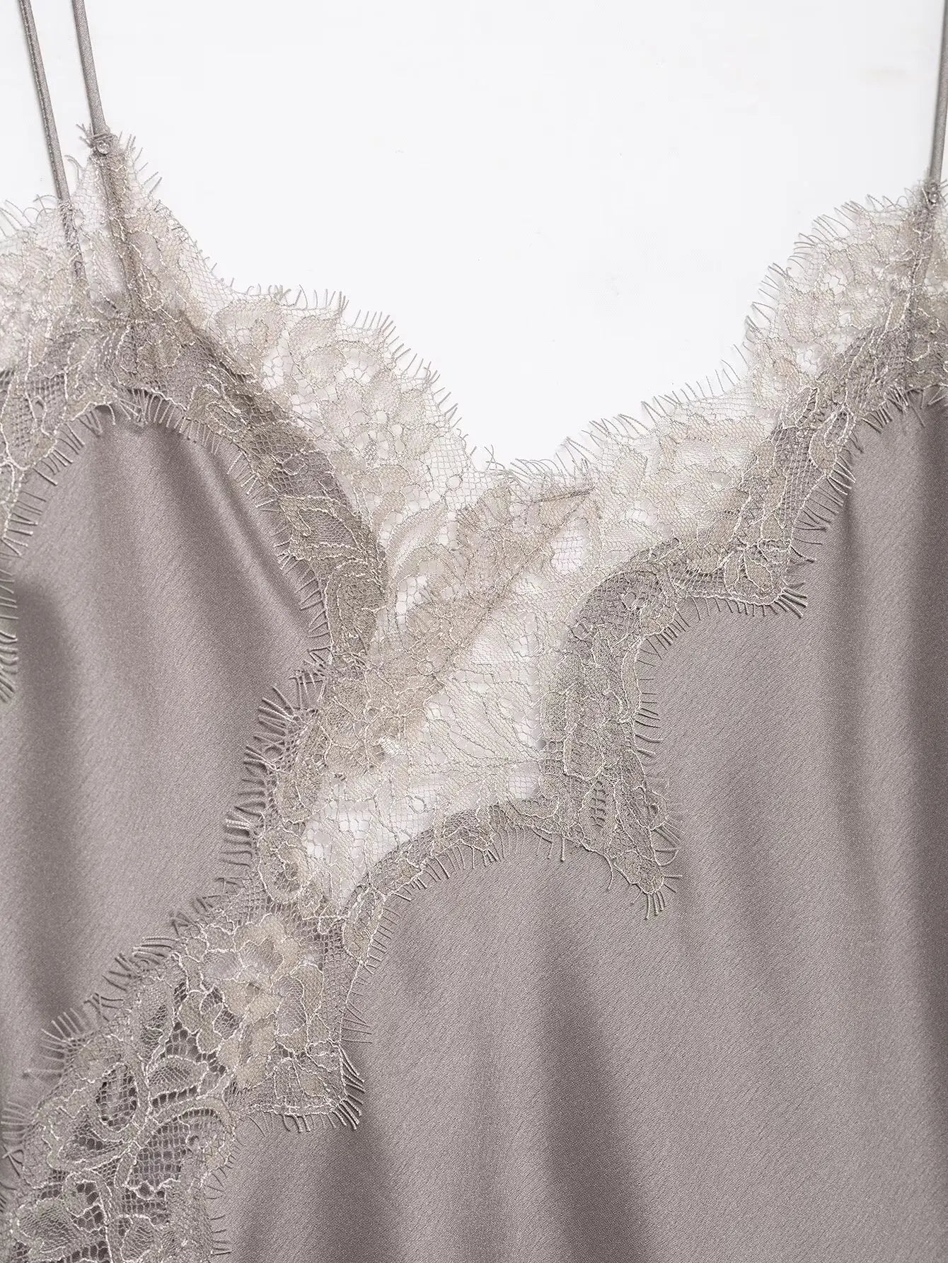 Elegant Lace Backless Asymmetrical Sleeveless Camisole for Women
