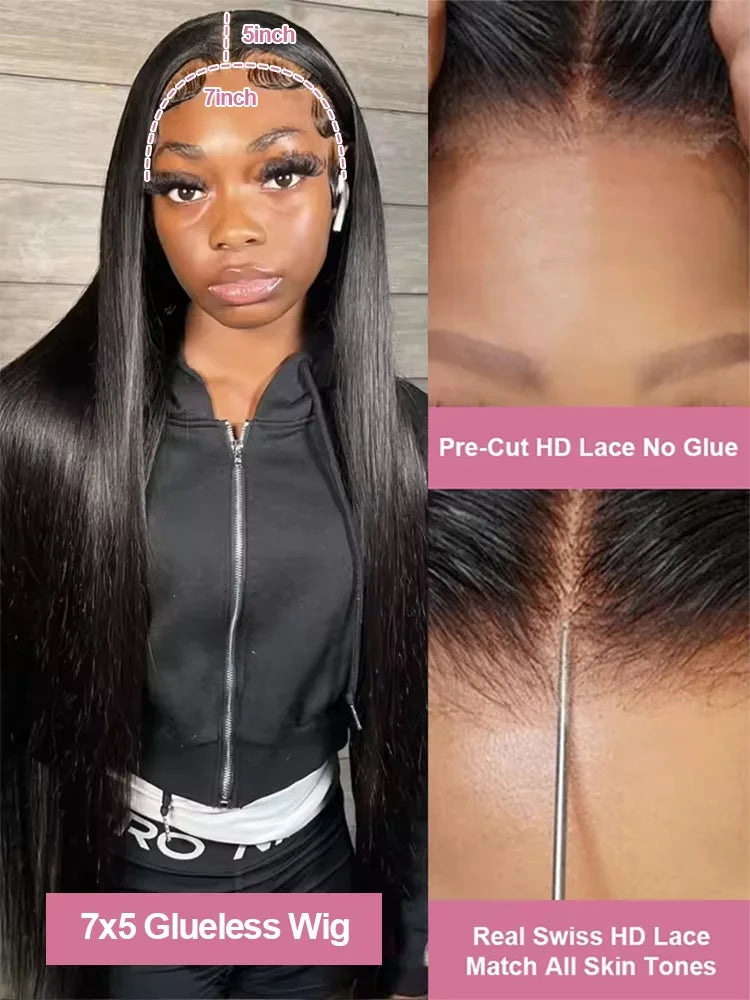 Bone Straight Lace Wig