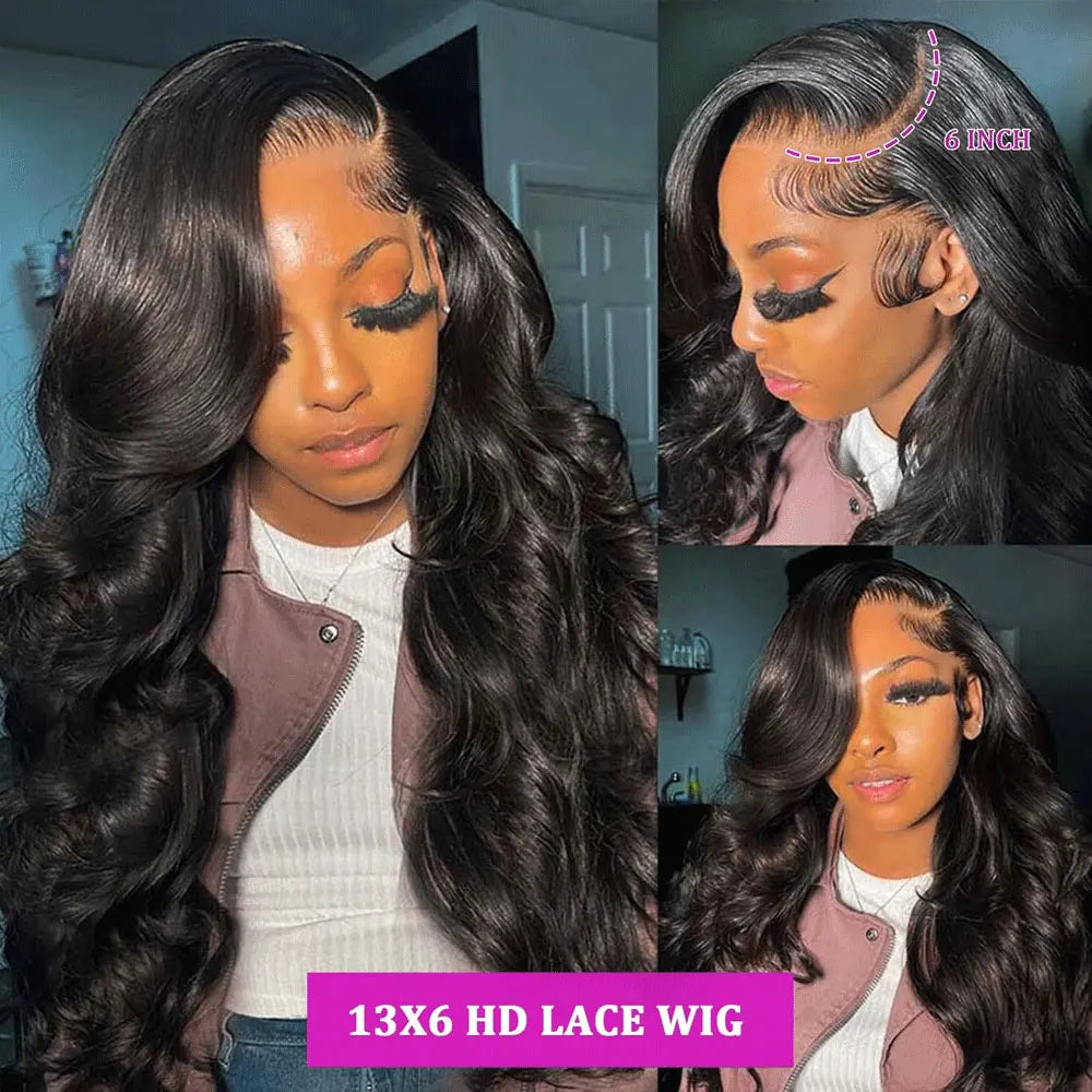 Lace Front Body Wave Remy Human Hair Wig for Women