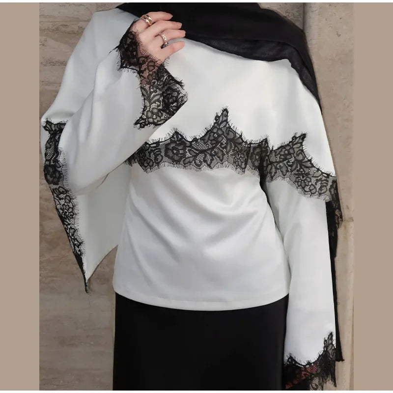 Slim Fit Backless Lace Patchwork Bodysuit For Women