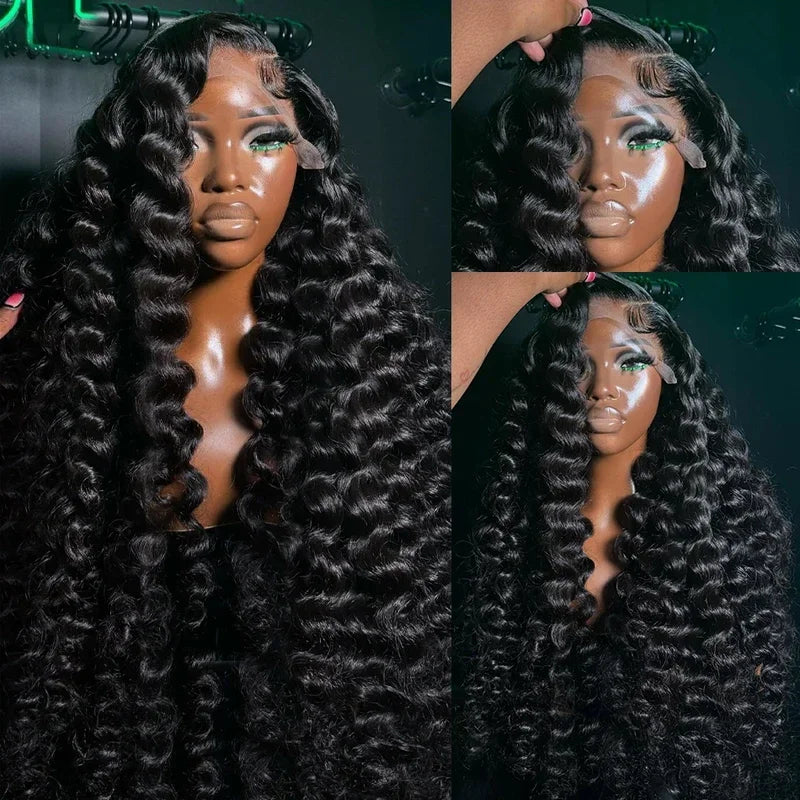 Deep Wave Lace Front Human Hair Wig