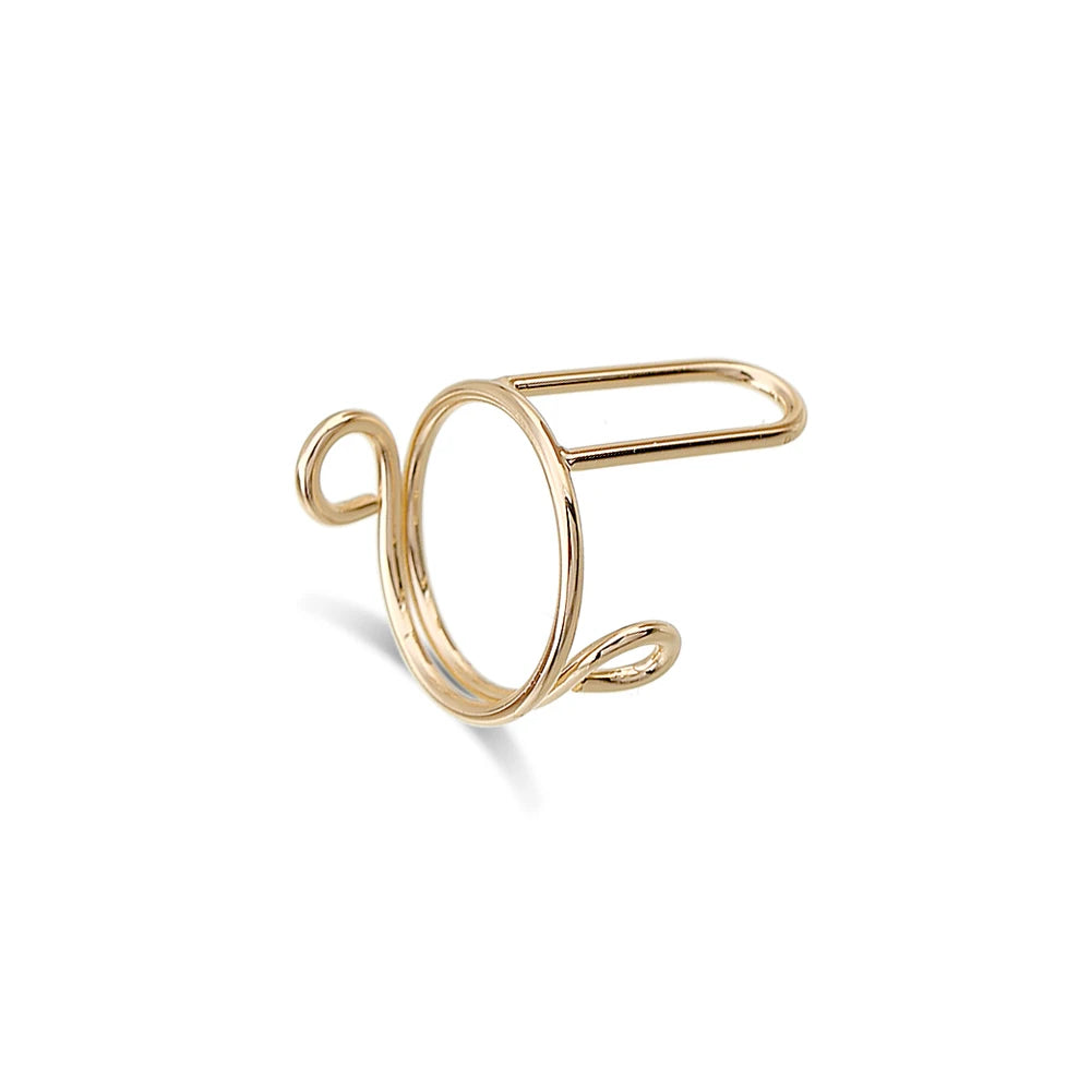 Trendy Thin Stackable Nail Ring Set of 10 for Women