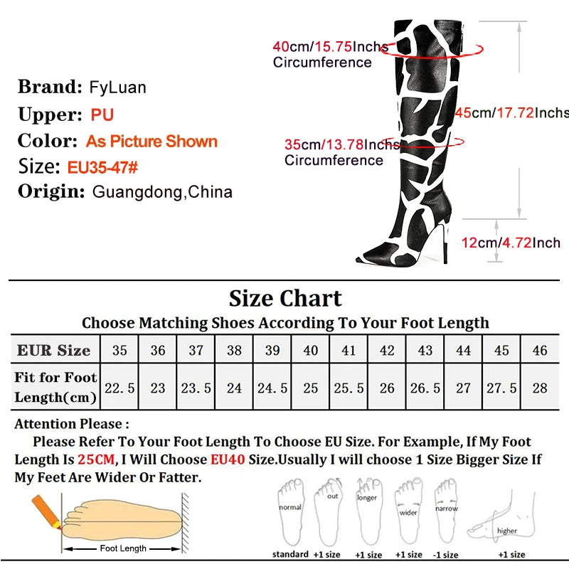 Fashion Stretch Back Zipper Stiletto Pointed Toe Knee High Boots for Women