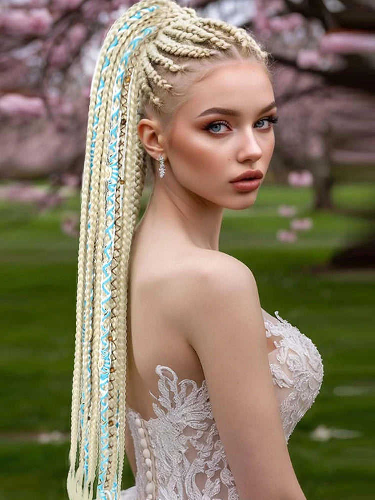 Handcrafted Boho Braided Ponytail Extension For Women