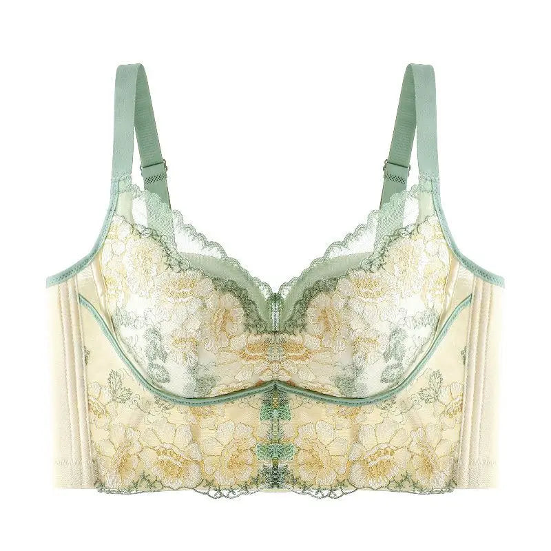 Breathable Seamless Lace Comfort Plus Size Bra for Women