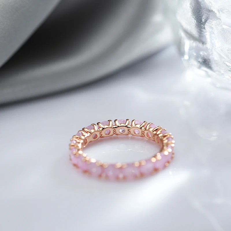 Emerald Cut Zirconia Promise Ring
