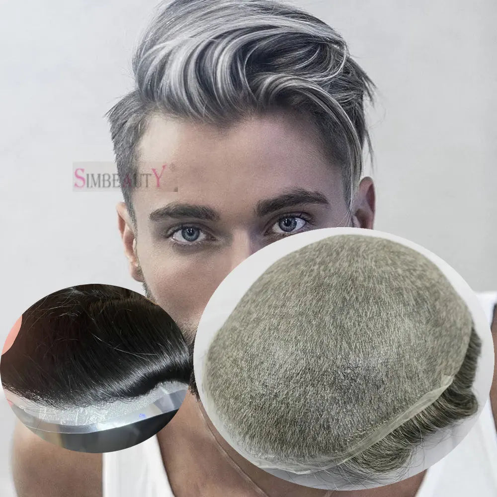 Ultra Thin Natural Hair Toupee Replacement System for Women