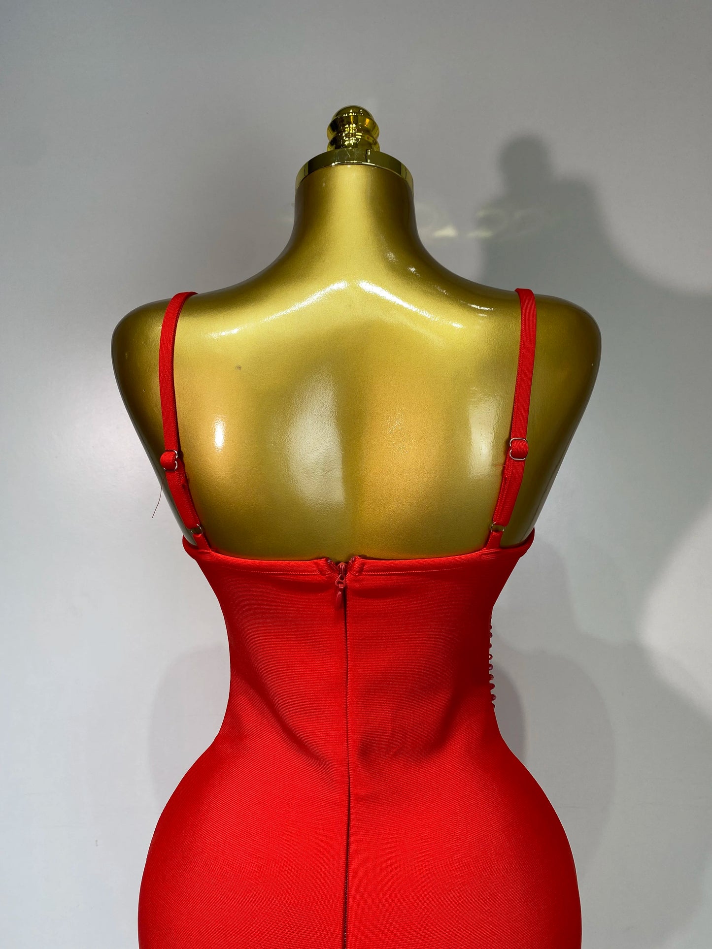 Women Sexy Beading Spaghetti Strap Bodycon Bandage Dress Club Party Luxury Birthday Celebrity Elegant Dresses Wedding Guest Gown