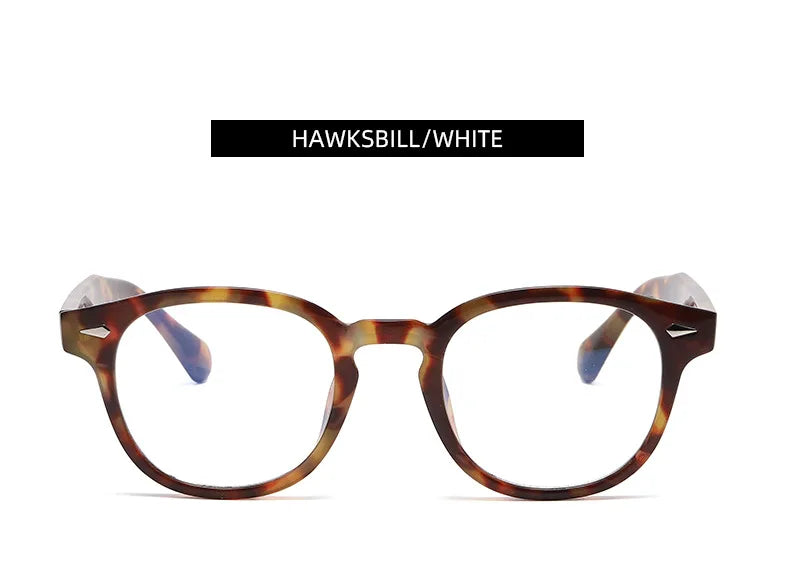Ultralight Retro Round Frame Reading Glasses for Women