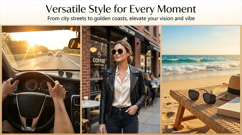 Women's Polarized Square Sunglasses