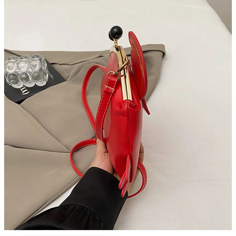 Crab Crossbody Handbag With Coin Purse