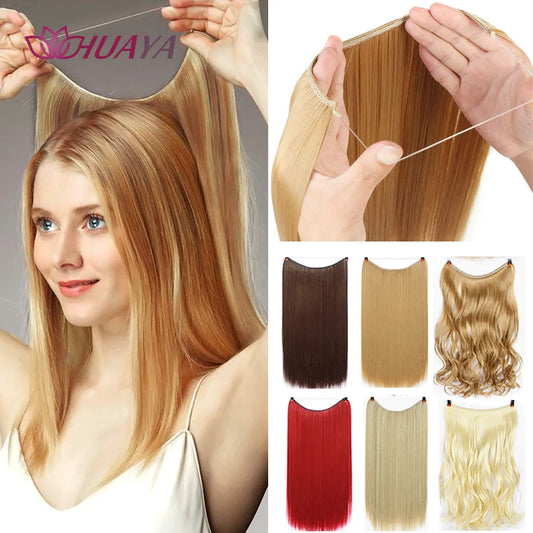Removable Straight Hair Extensions