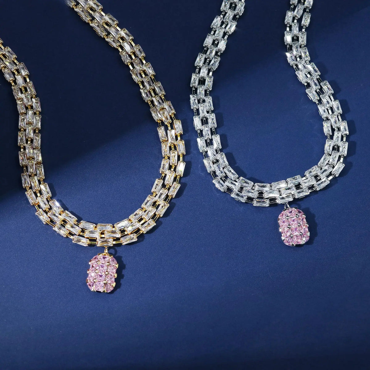 Elegant Bridal Zircon Statement Necklace for Women