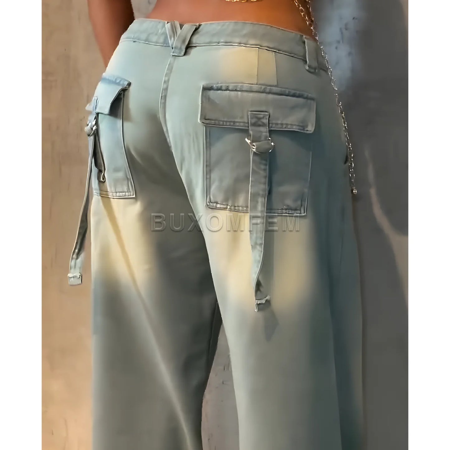 Women's Stylish Wide Leg Trousers Ladies Denim Pants Female Wide Leg Loose Jeans 2025 Fashion Baggy Pants Y2k Streetwear Outfit