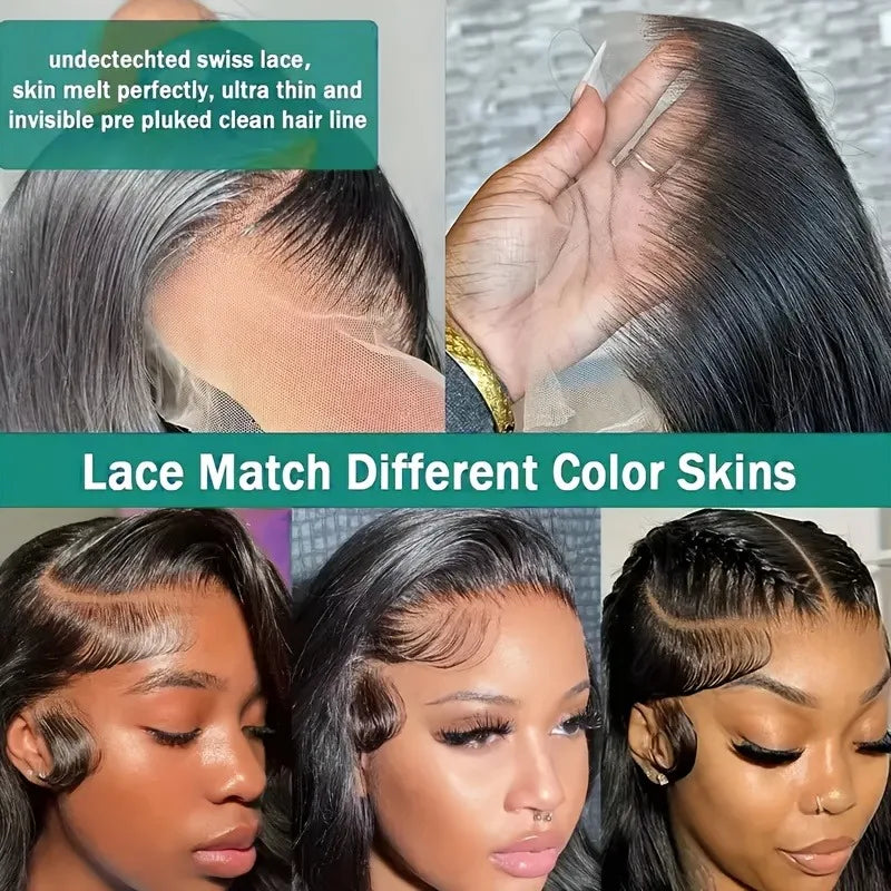 Glueless Straight Lace Front Human Hair Wig for Women