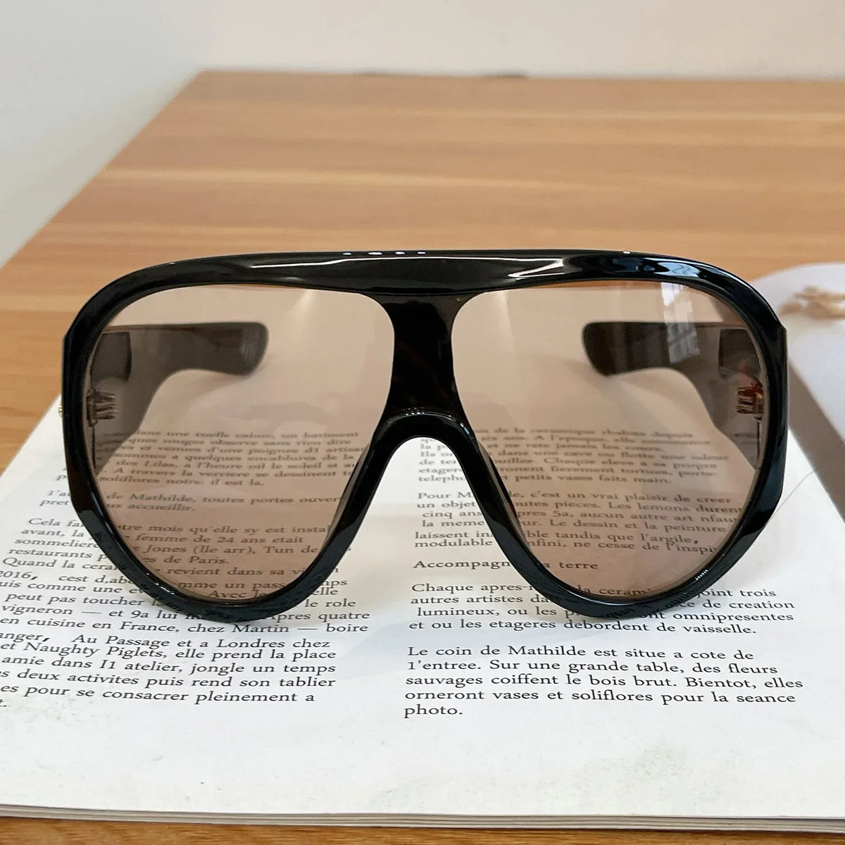 Oversized UV400 Shield Sunglasses