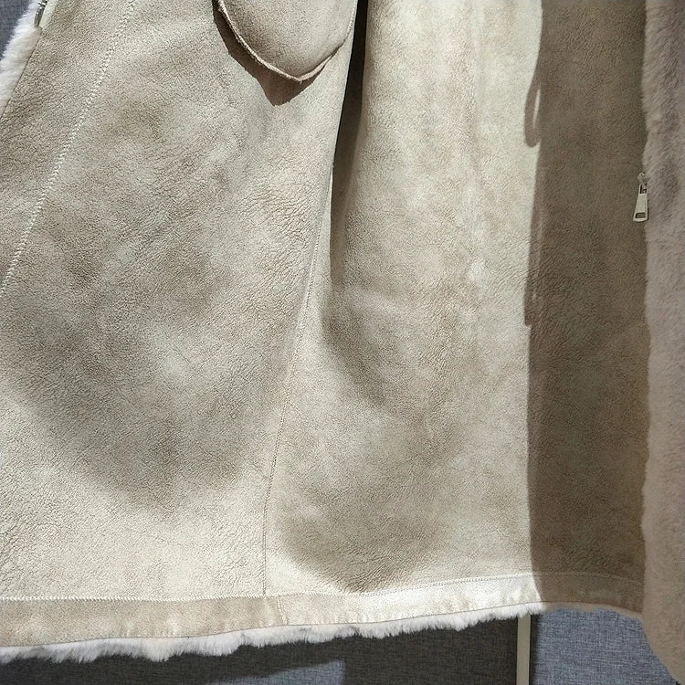 Long Real Fur Hooded Parka Coat