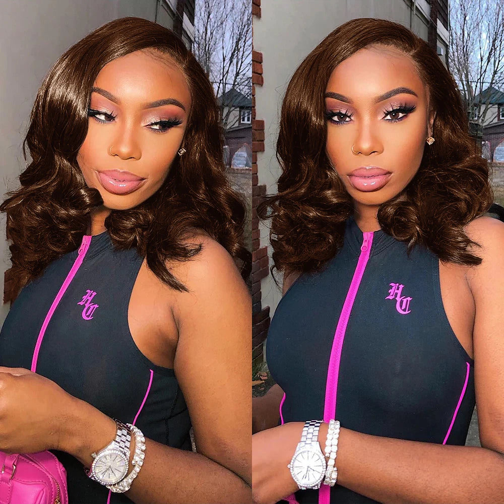 Short Loose Wave Human Hair Bob Wig