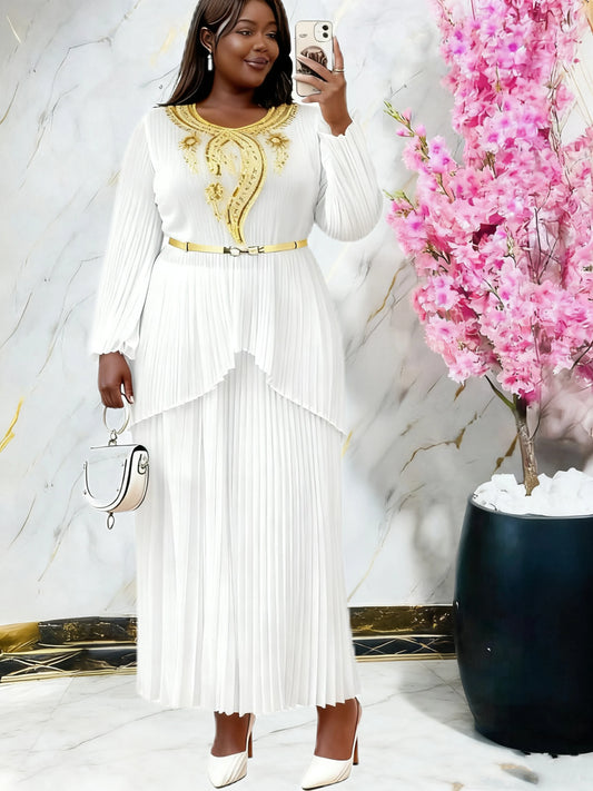 Vibrant Dashiki Kaftan Dress