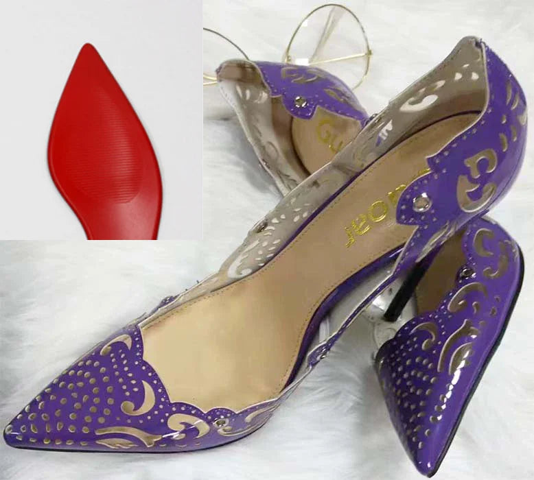 Pointed Toe Lace-Up Thin High Heel Pumps for Women