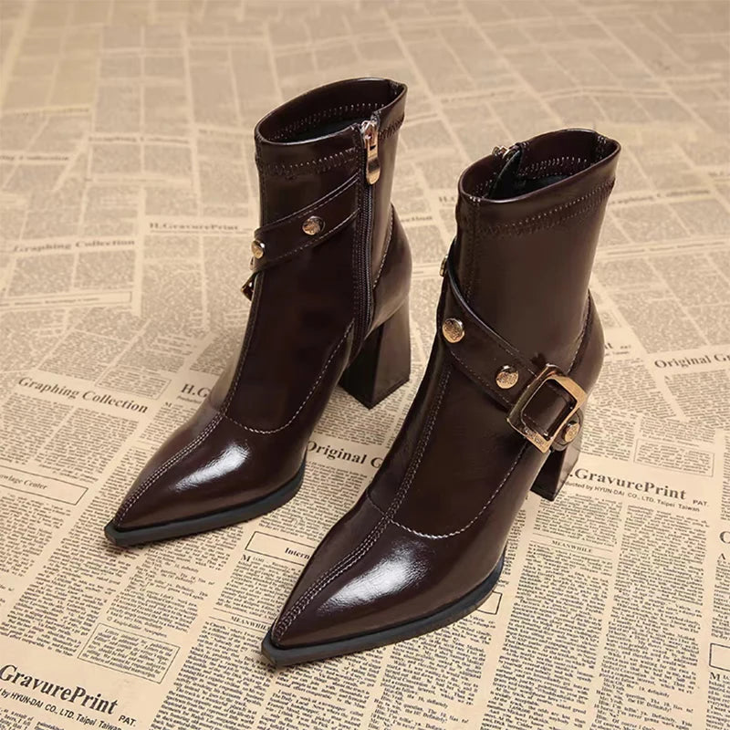 Pointed Toe Chelsea Boots