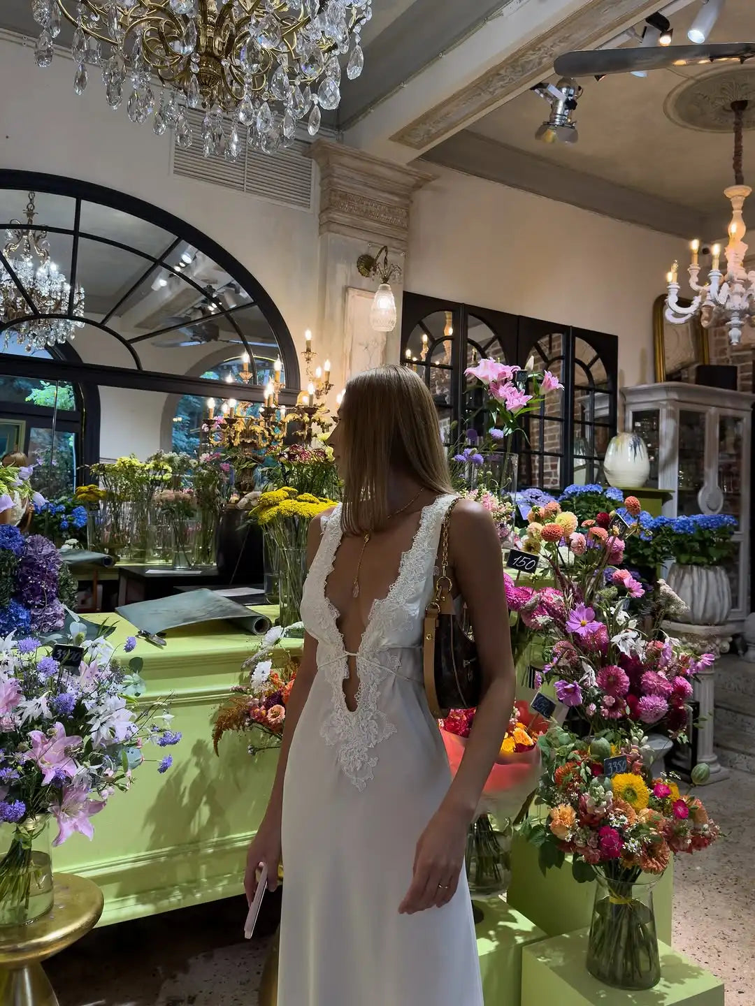 Sexy Deep V-neck Lace Patchwork Dress Women Solid Hollow-out Sleeveless High Waist Slim Maxi Dresses 2025 New Lady Party Robe