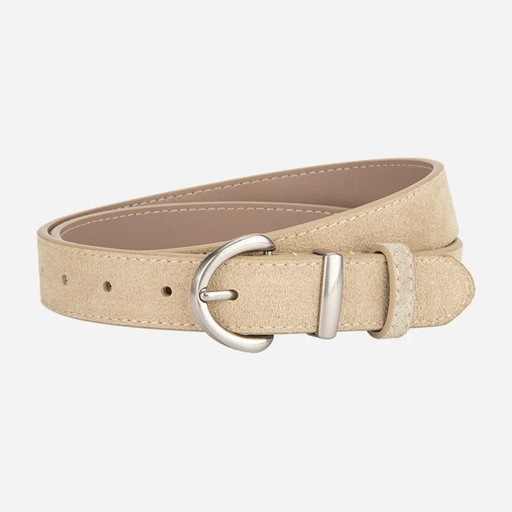 Retro Style Suede Belt
