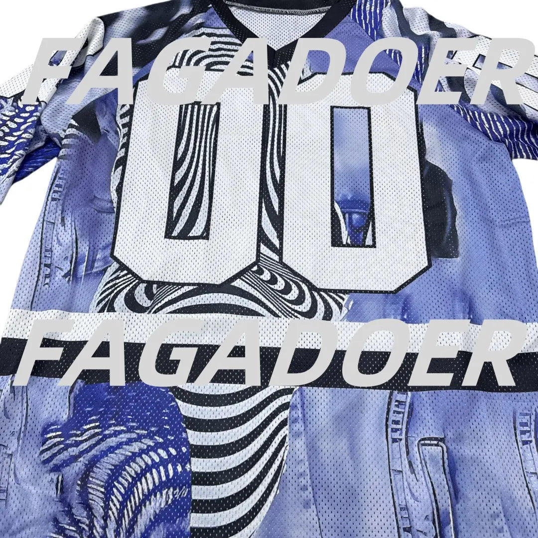 FAGADOER New Spring 2025 Fashion Letter Print T Shirt Women Long Sleeves V Neck Loose Tshirt Casual Female Streetwear Clothing