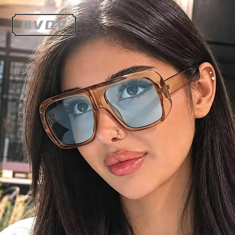 Oversized Square Gradient Sunglasses