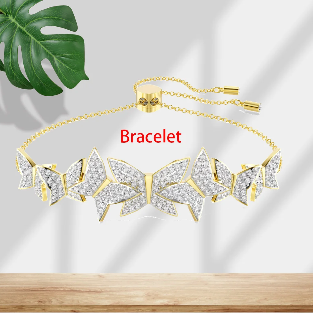 Crystal Necklace And Earring Set