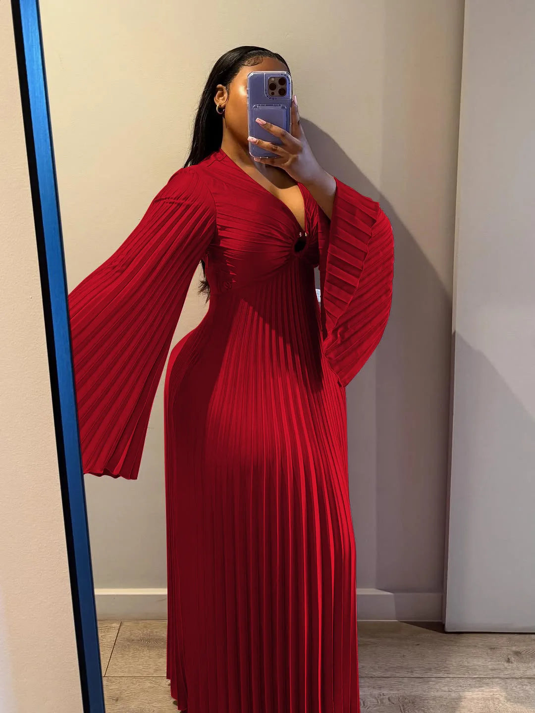 Elegant African Wedding Maxi Kaftan Dress for Women