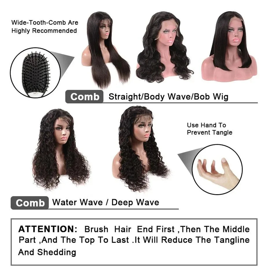 Bright Red Body Wave Heat Resistant Lace Front Wig for Women