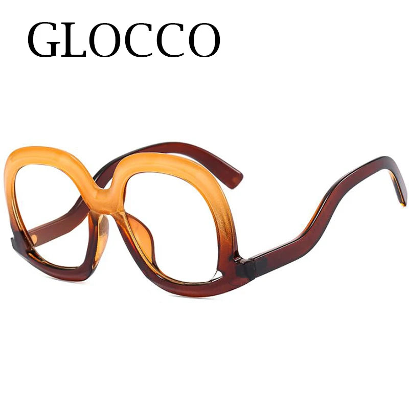 Oversized Colorful Blue Light Reading Glasses for Women