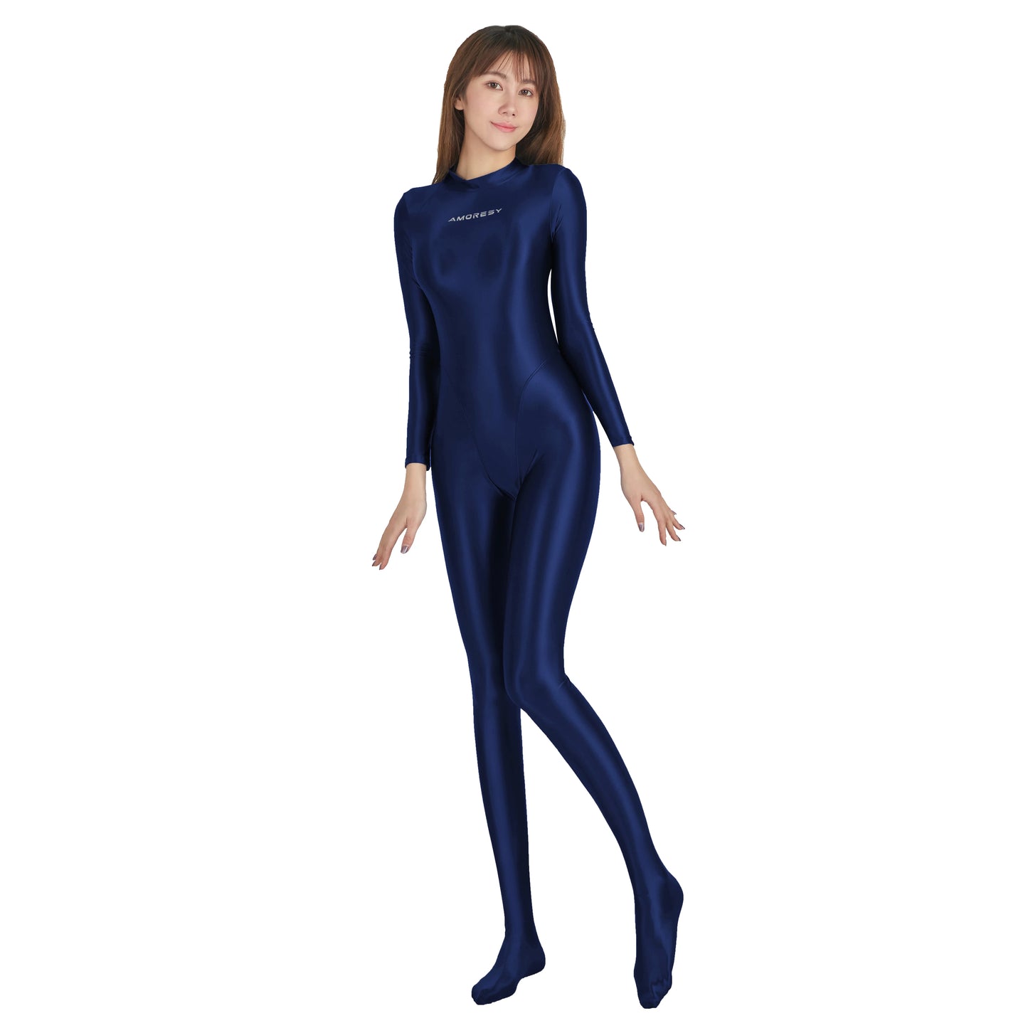 Athleisure Satin Zentai Bodysuit
