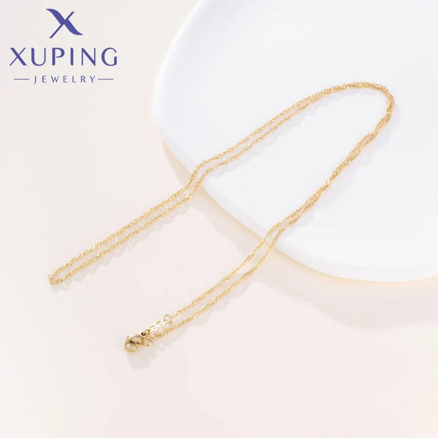Light Gold 60 cm Chain Necklace