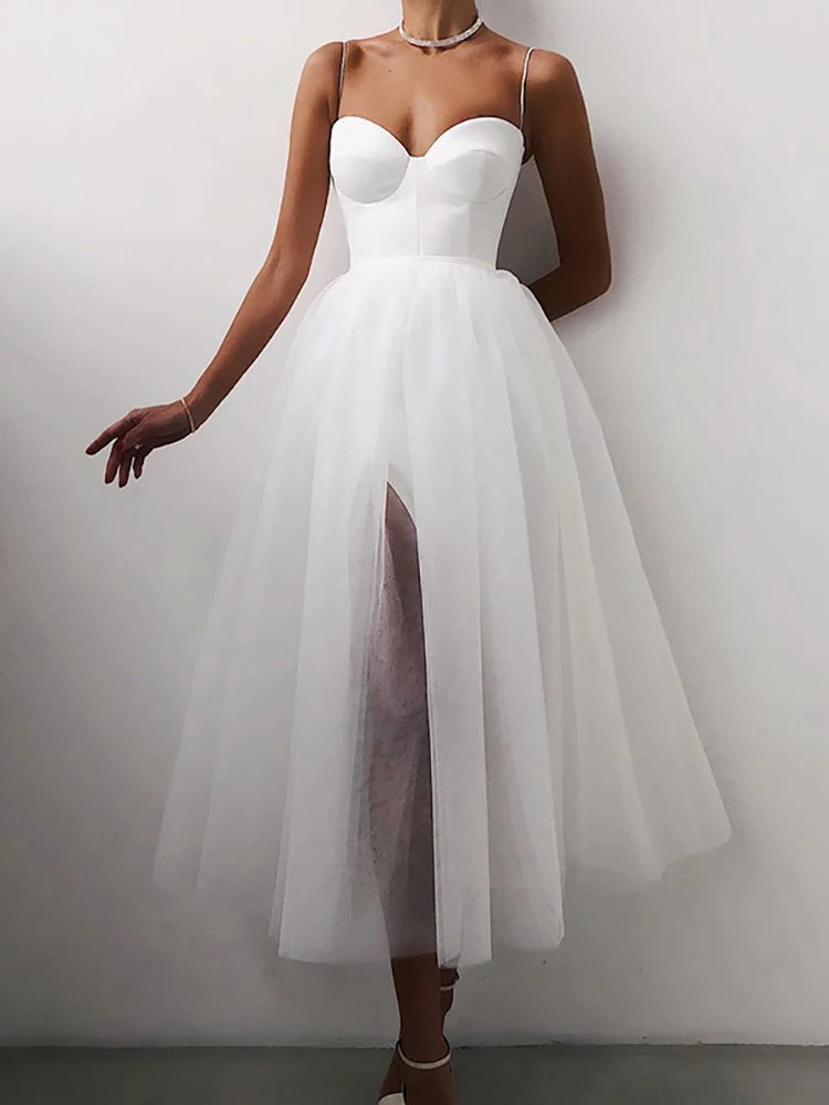 Elegant Lantern Sleeve V Neck Maxi Dress for Women