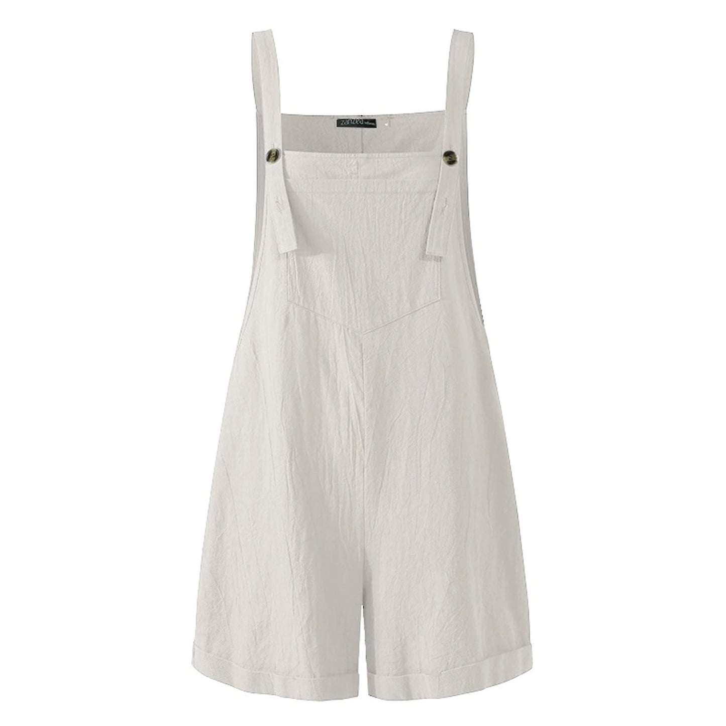 Loose Sleeveless Solid Color Casual Summer Romper for Women