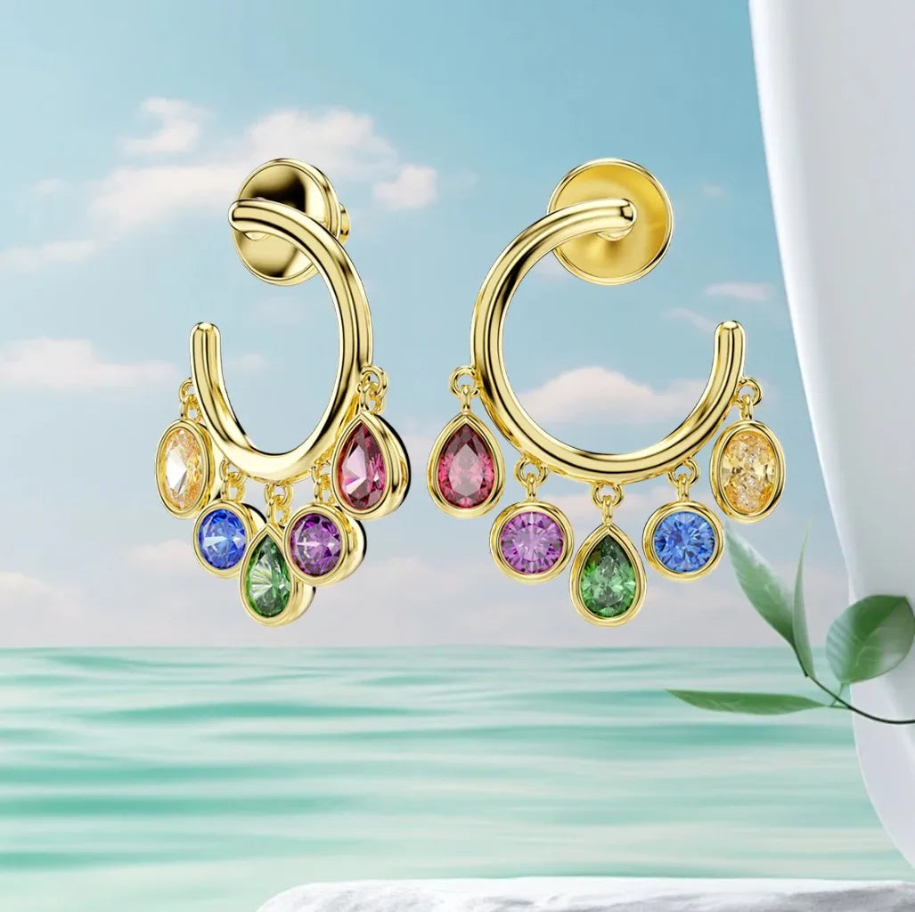 Mixed Cut Crystal Jewelry Set