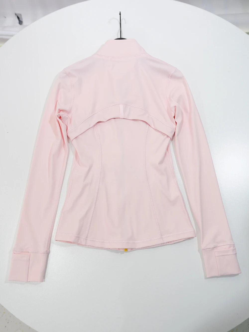Slimming Gold Zipper Jacket and Yoga Pants Set for Women