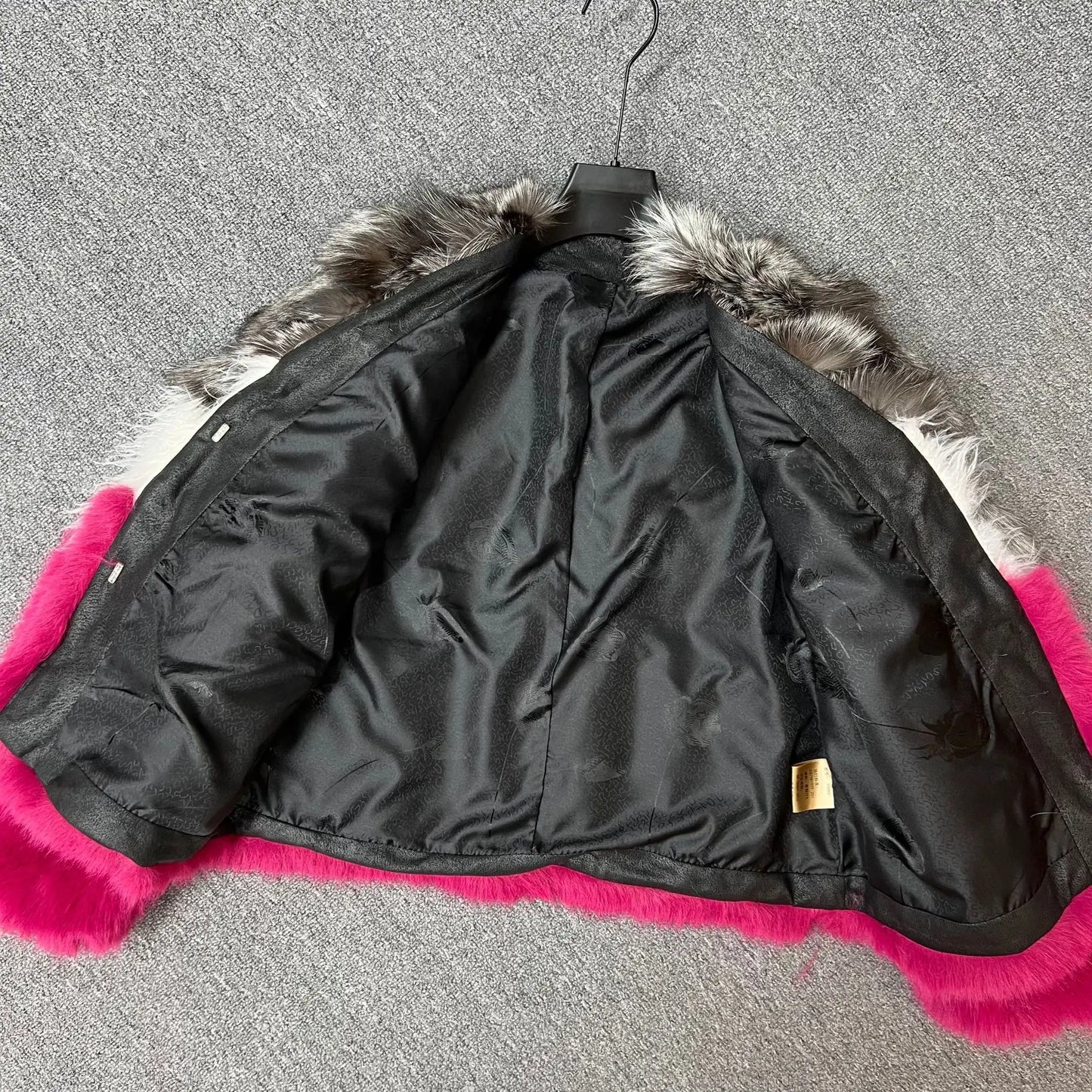 Spliced Fashion Color-Block Faux Fur Coat Thickened Warm Fur Women Winter Clothes Women 2025 Fashion Coats Short Jacket