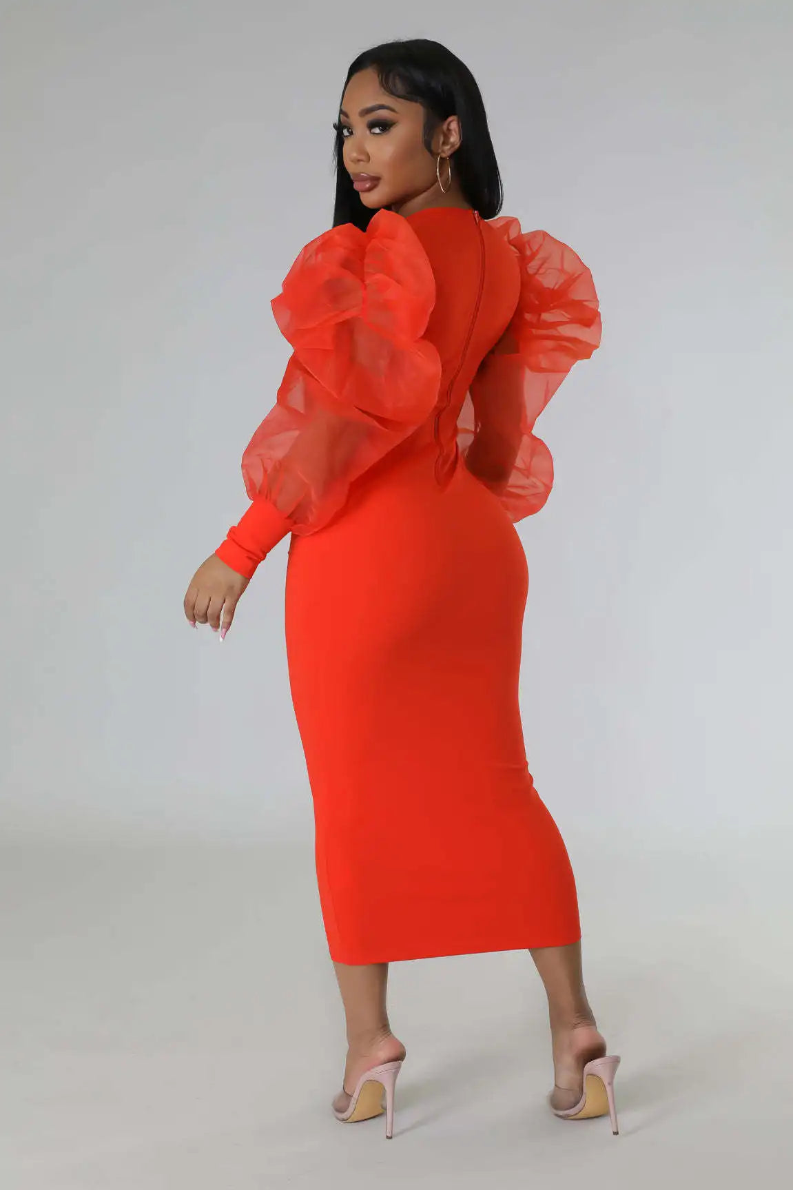 Women White Long Dress Lace Lantern Full Sleeve Round Neck A Line Dresses Elegant Ladies Splice Skirts Autumn Formal Vestidos