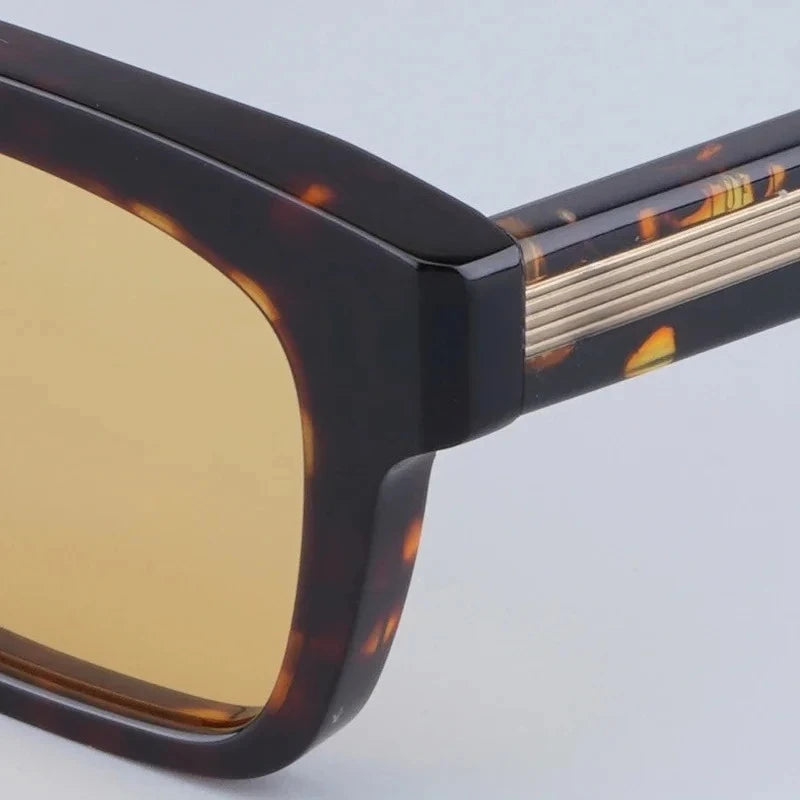 Vintage Rectangular Acetate Sunglasses