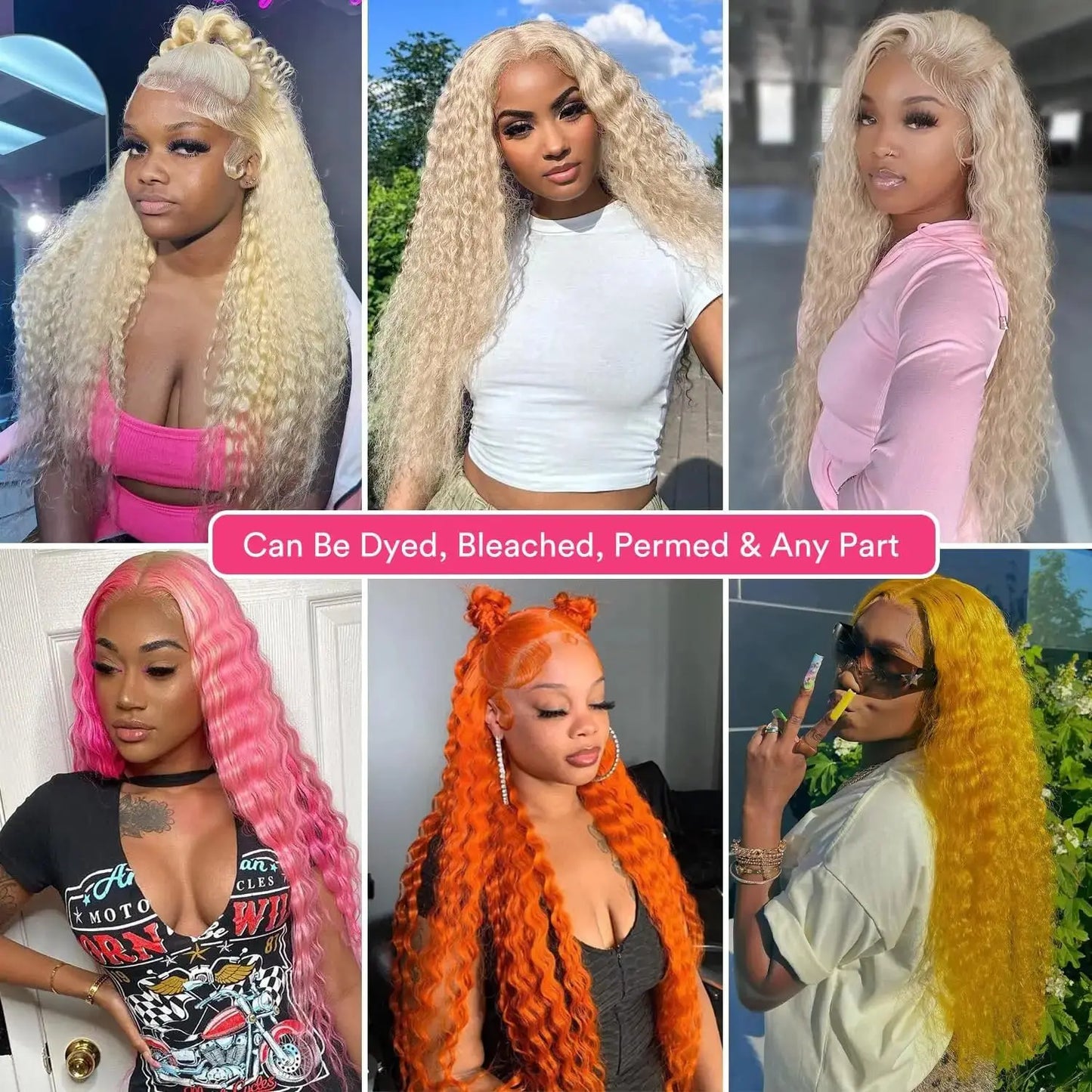 613 Hd Lace Frontal Wig 13x6 Human Hair Wigs Honey Blonde Wigs Curly Lace Front Wigs Human Hair 13x4 HD Deep Water Wave Lace Wig