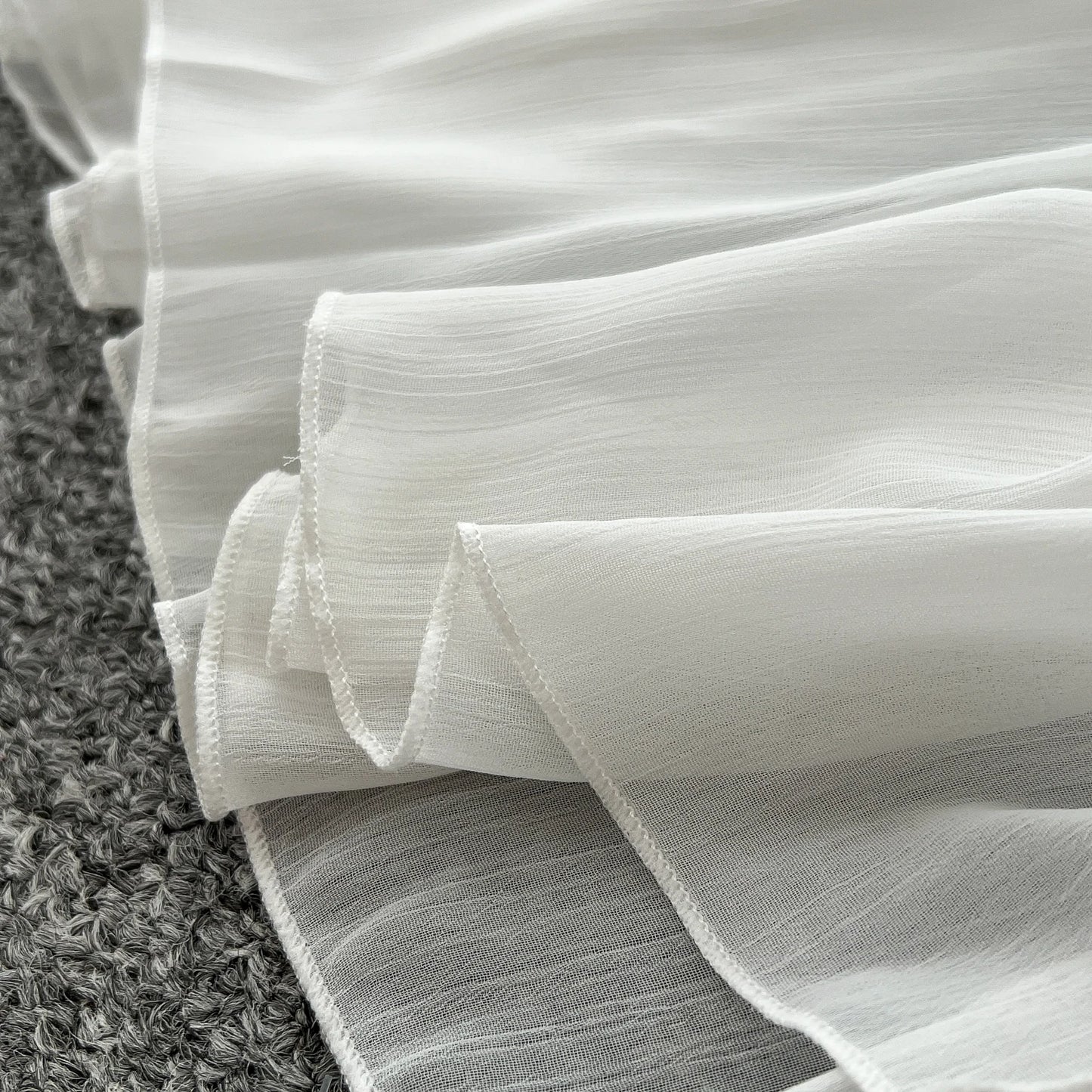 Off-Shoulder Pleated Satin Maxi Dress