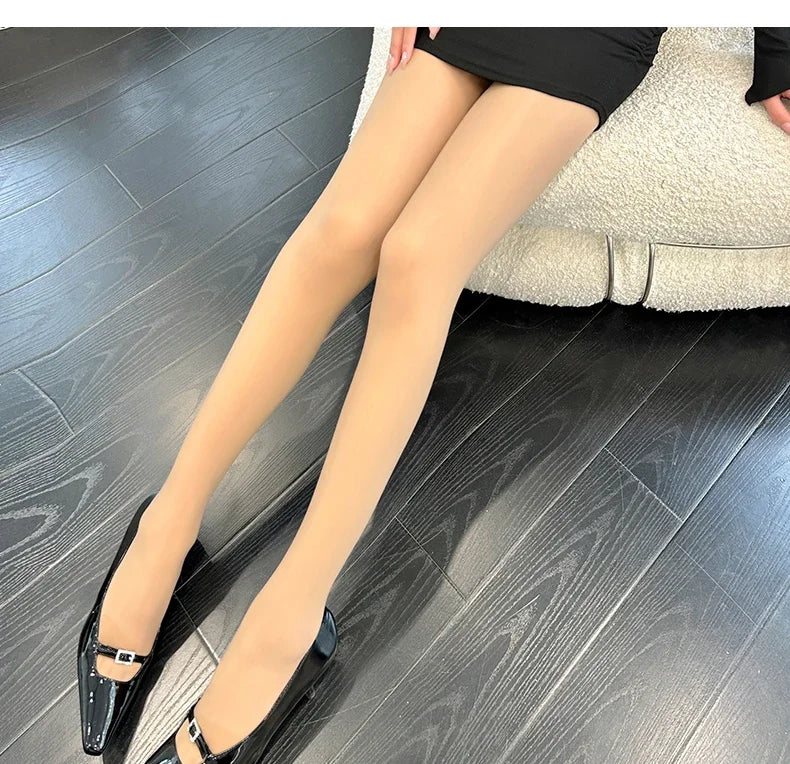 Smooth Satin Full Length Tights
