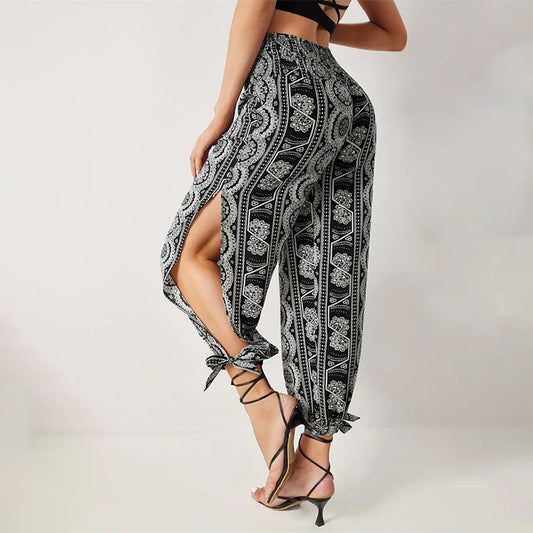 Breathable Knit Harem Pants