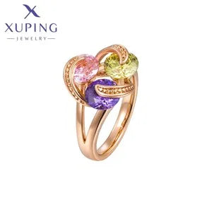 Simple Light Gold Tone Fashion Hoop Earrings for Women
