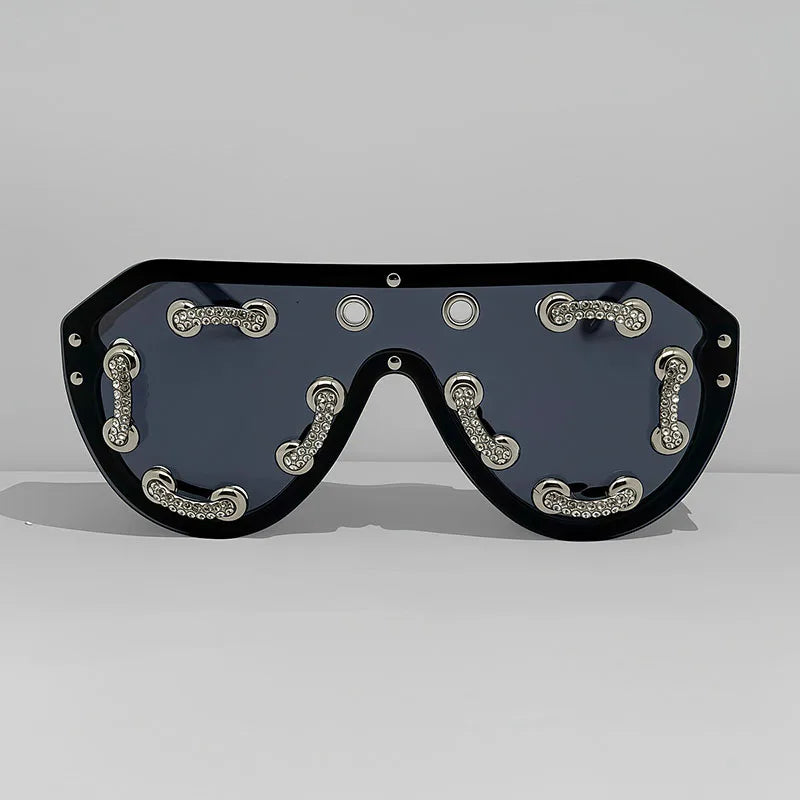 Futuristic Shield Fashion Sunglasses