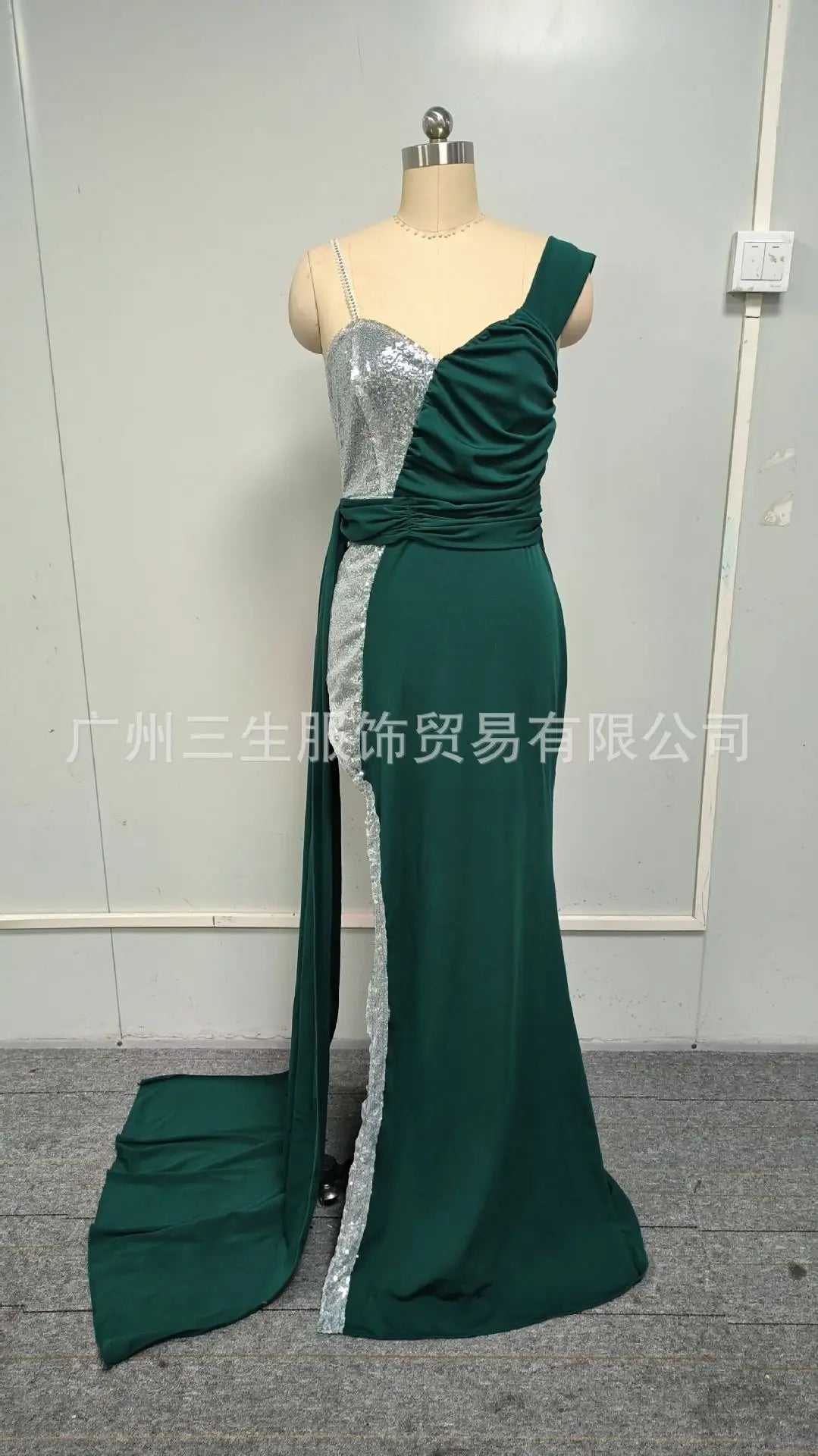 Off Shoulder Sequin Bodycon Dress
