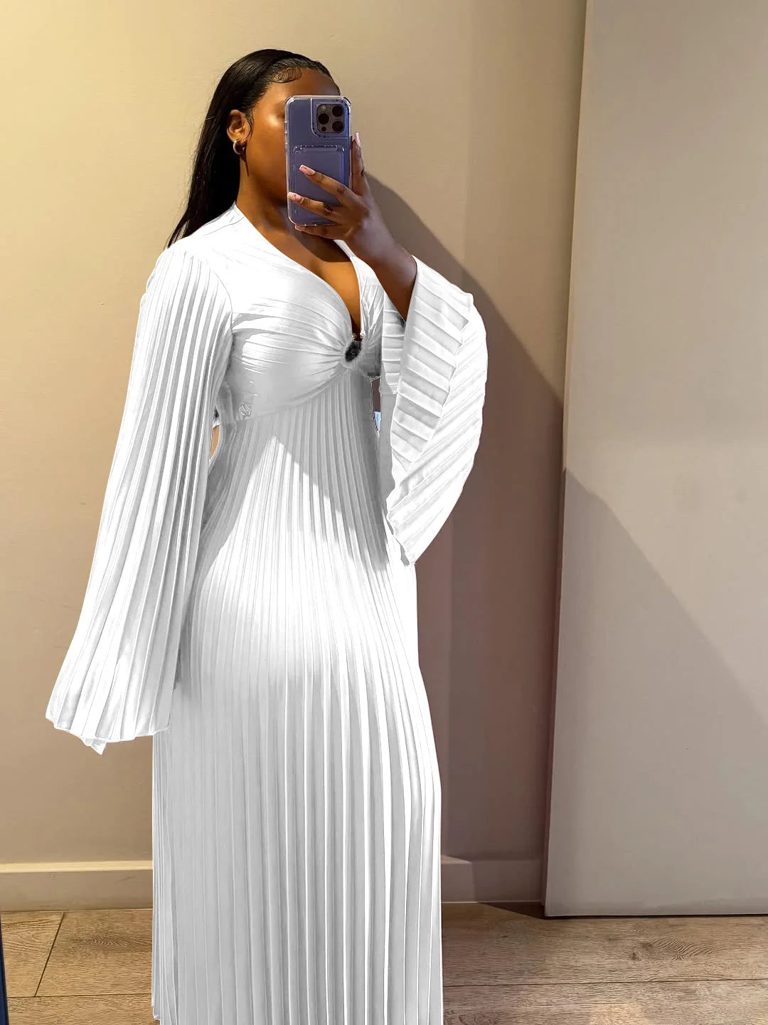 Elegant African Wedding Maxi Kaftan Dress for Women